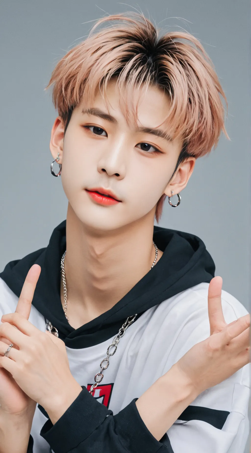 ai character: hyunjin  background