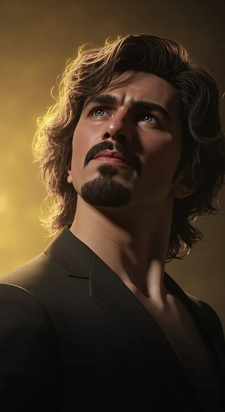 ai character: Sexy hot gay man background