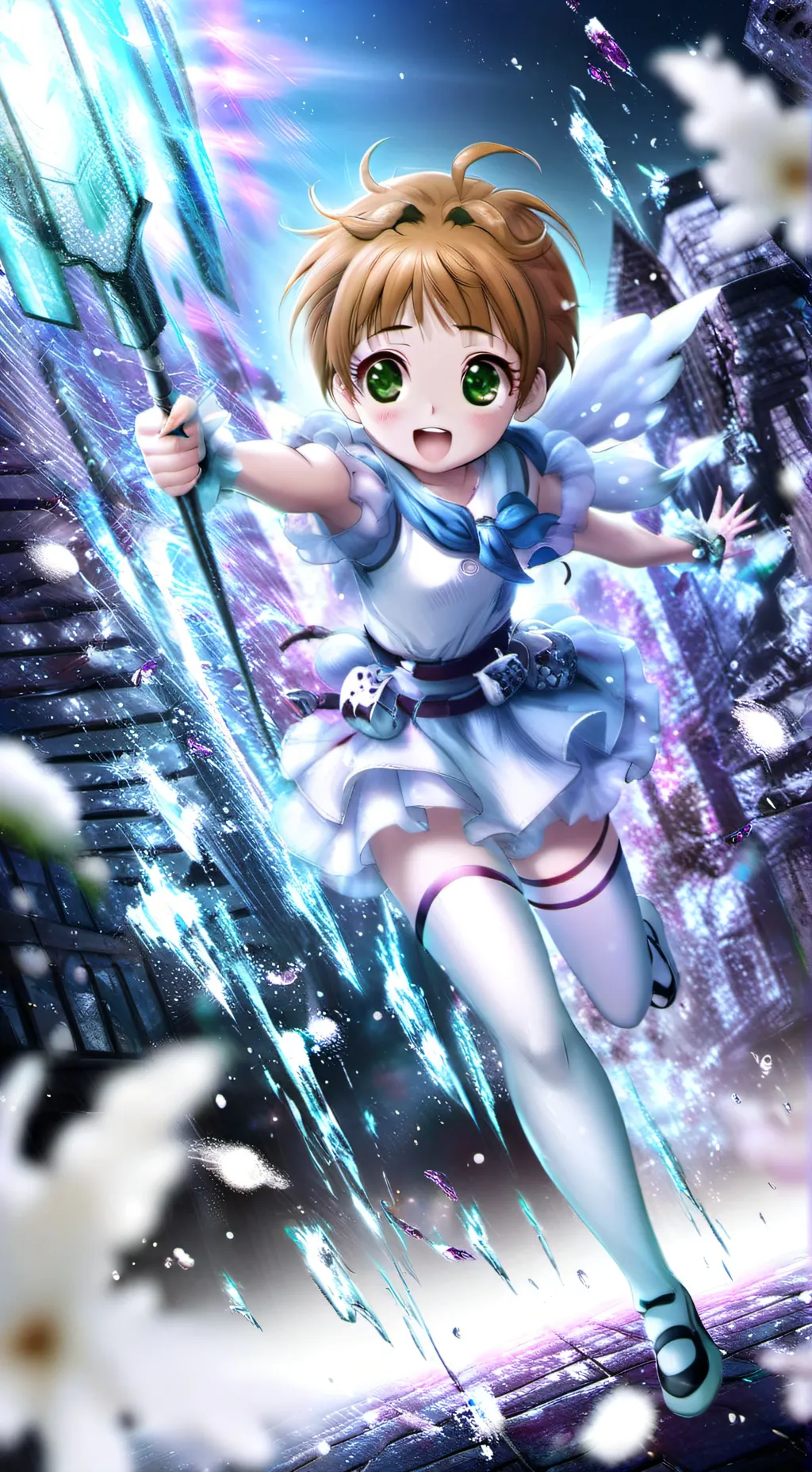 ai character: Yuri ay  background