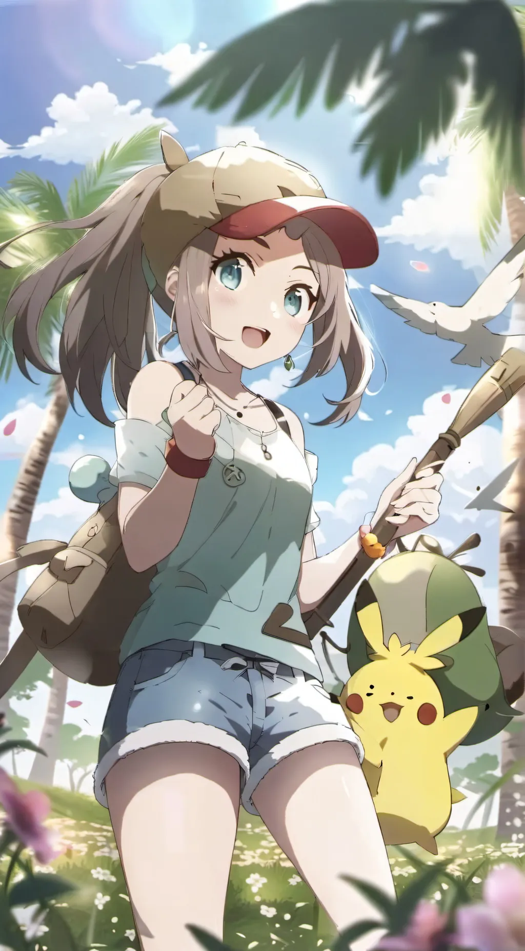 ai character: Pokemon Alola background