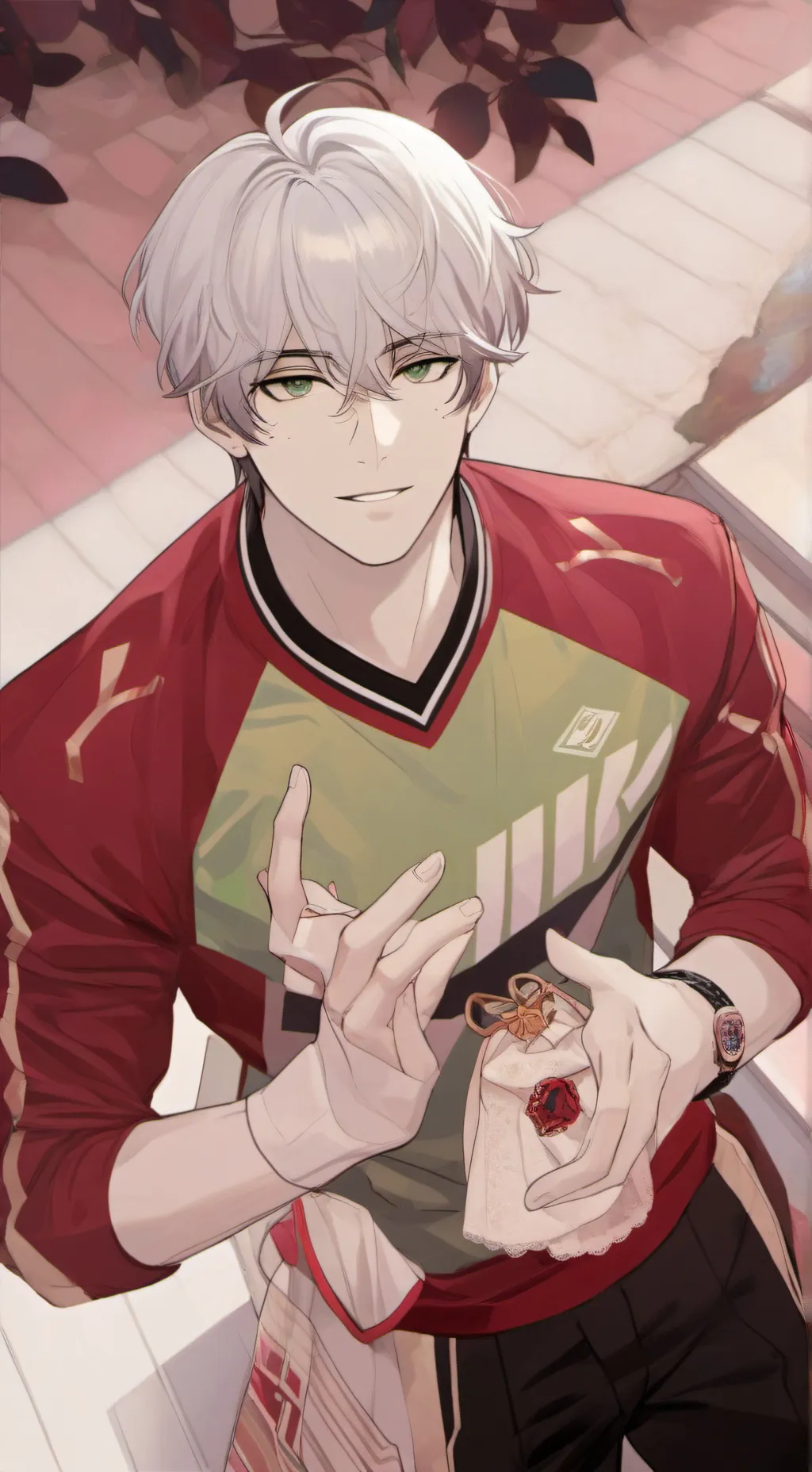 ai character: Эш background