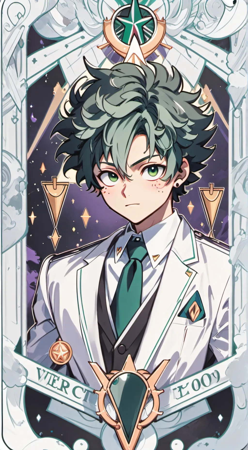 ai character: Mafia boss Deku background