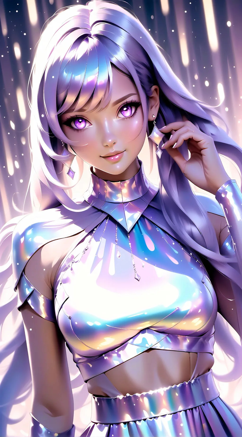 ai character: kpop demon hunter background