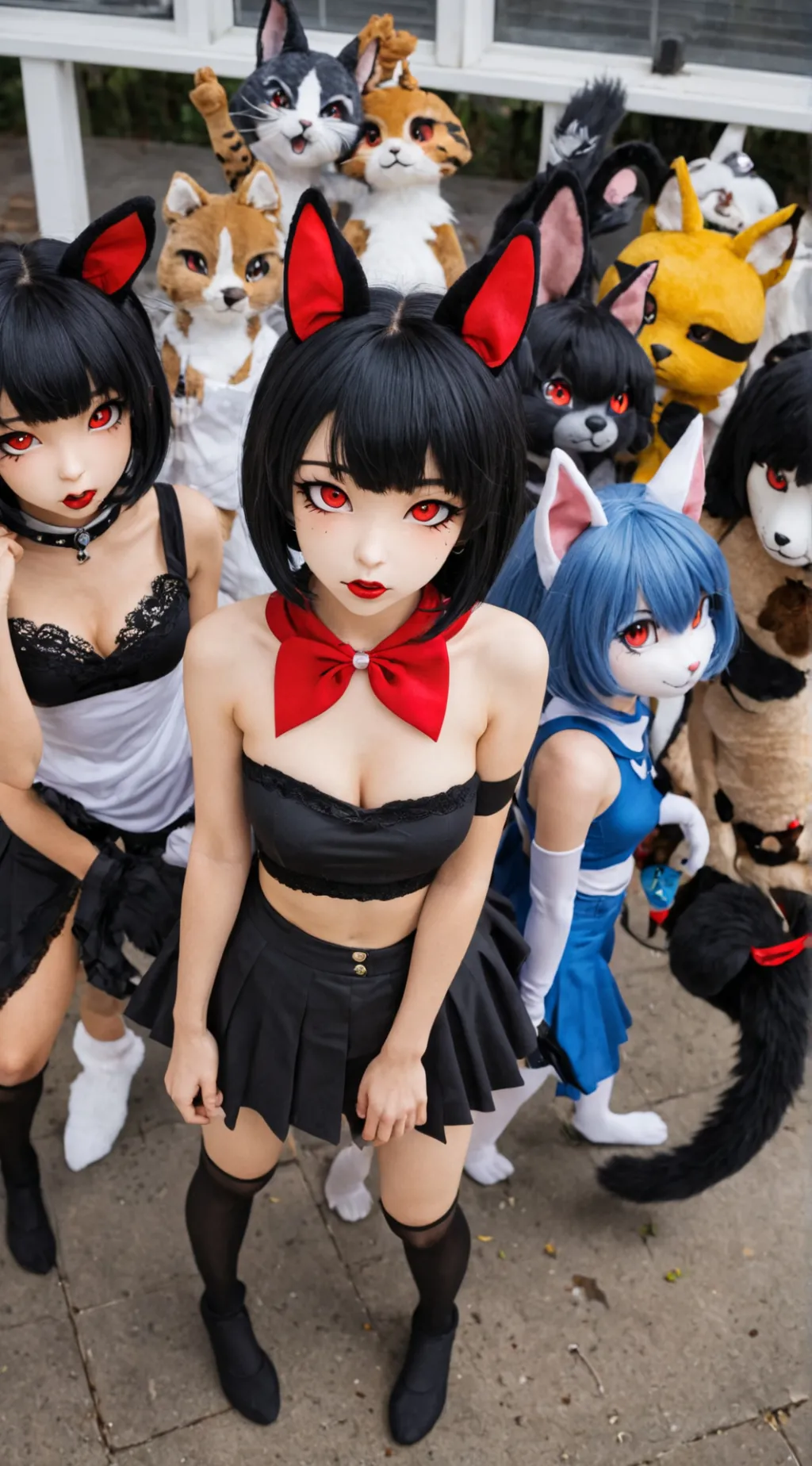 ai character: Fluffy and Crew background