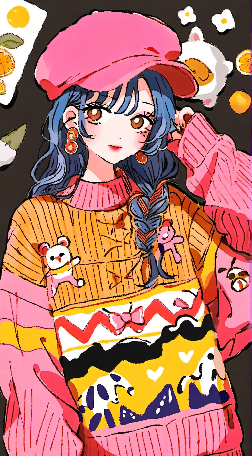 ai character: Saja girls background