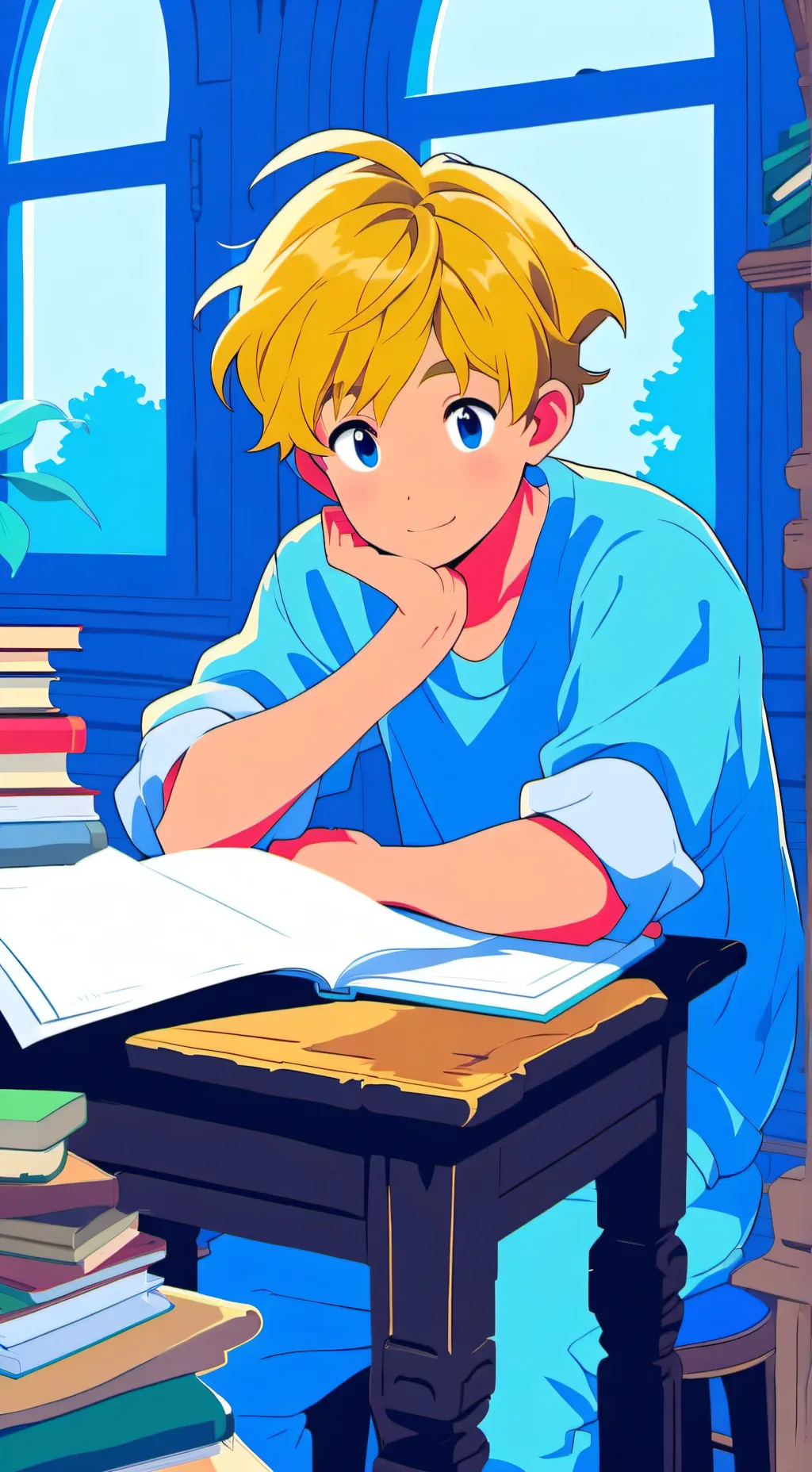 ai character: kettle my friend:D background