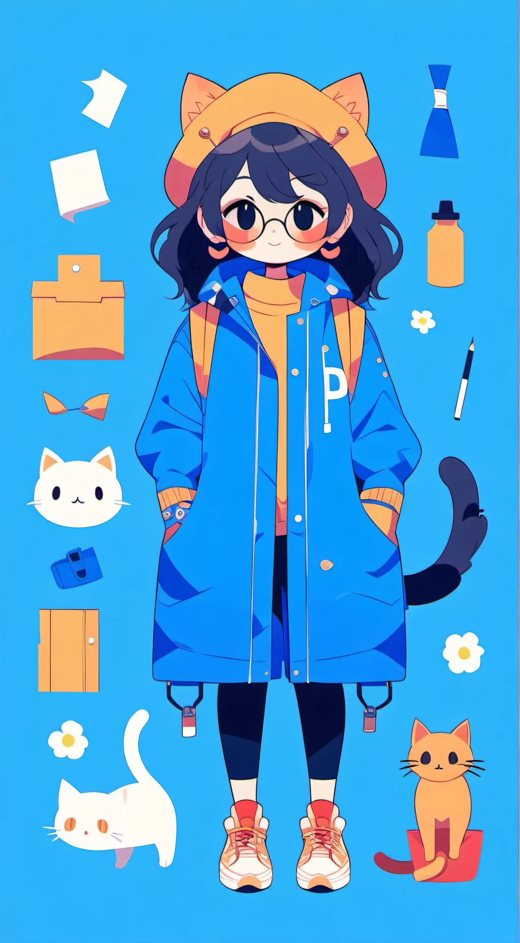 ai character: cospaste background