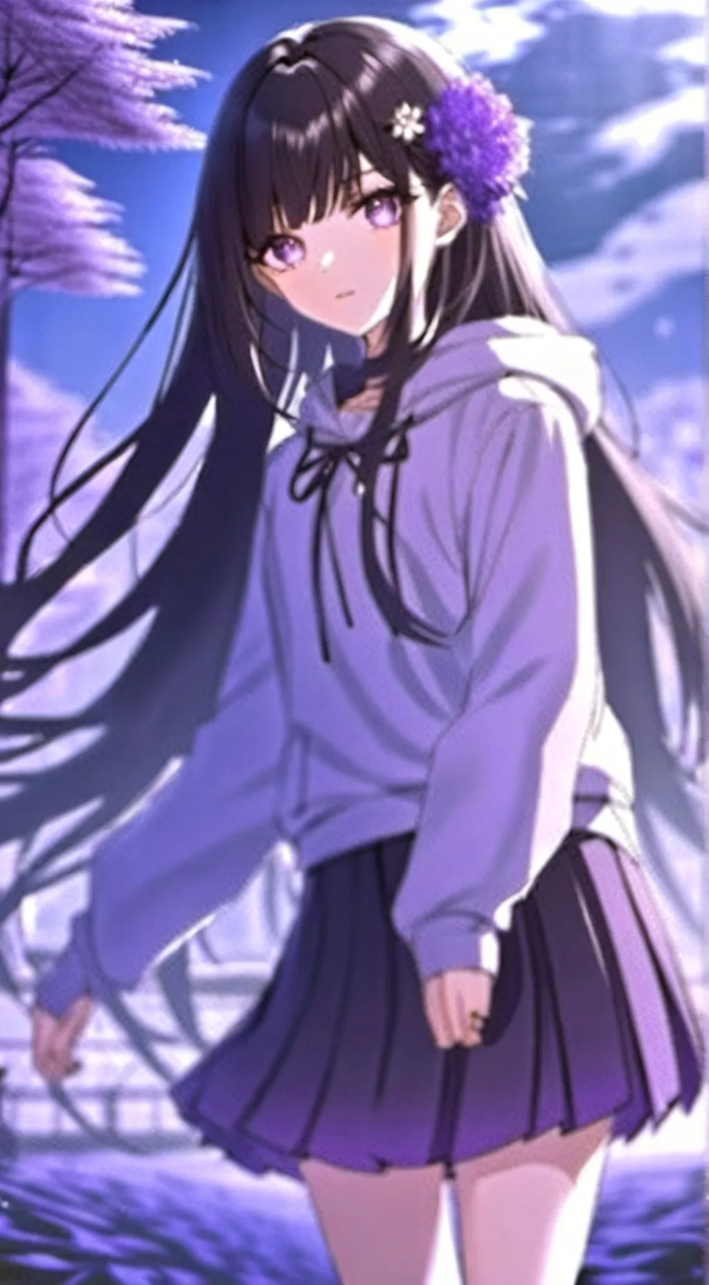 ai character: Luna background