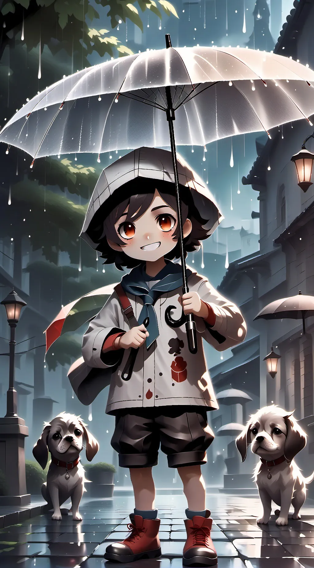ai character: 🌧Raining day pt2🌧 background
