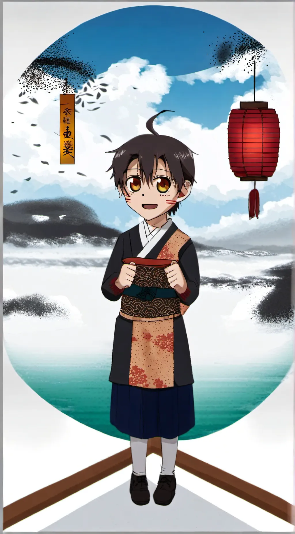 ai character: tbhk background