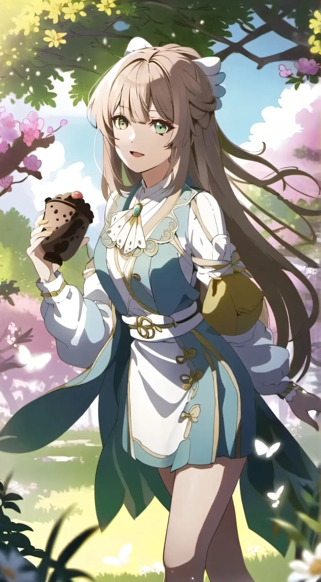 ai character: The Eco-Avocado En background