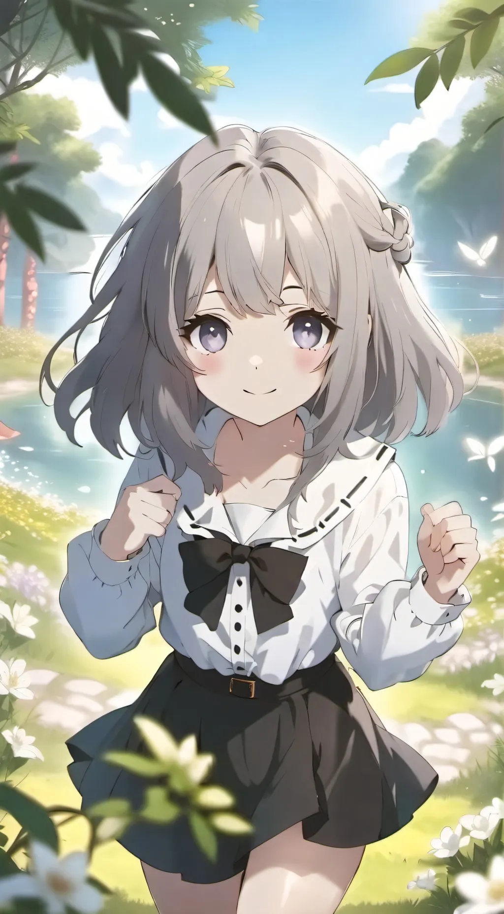 ai character: Sakura background