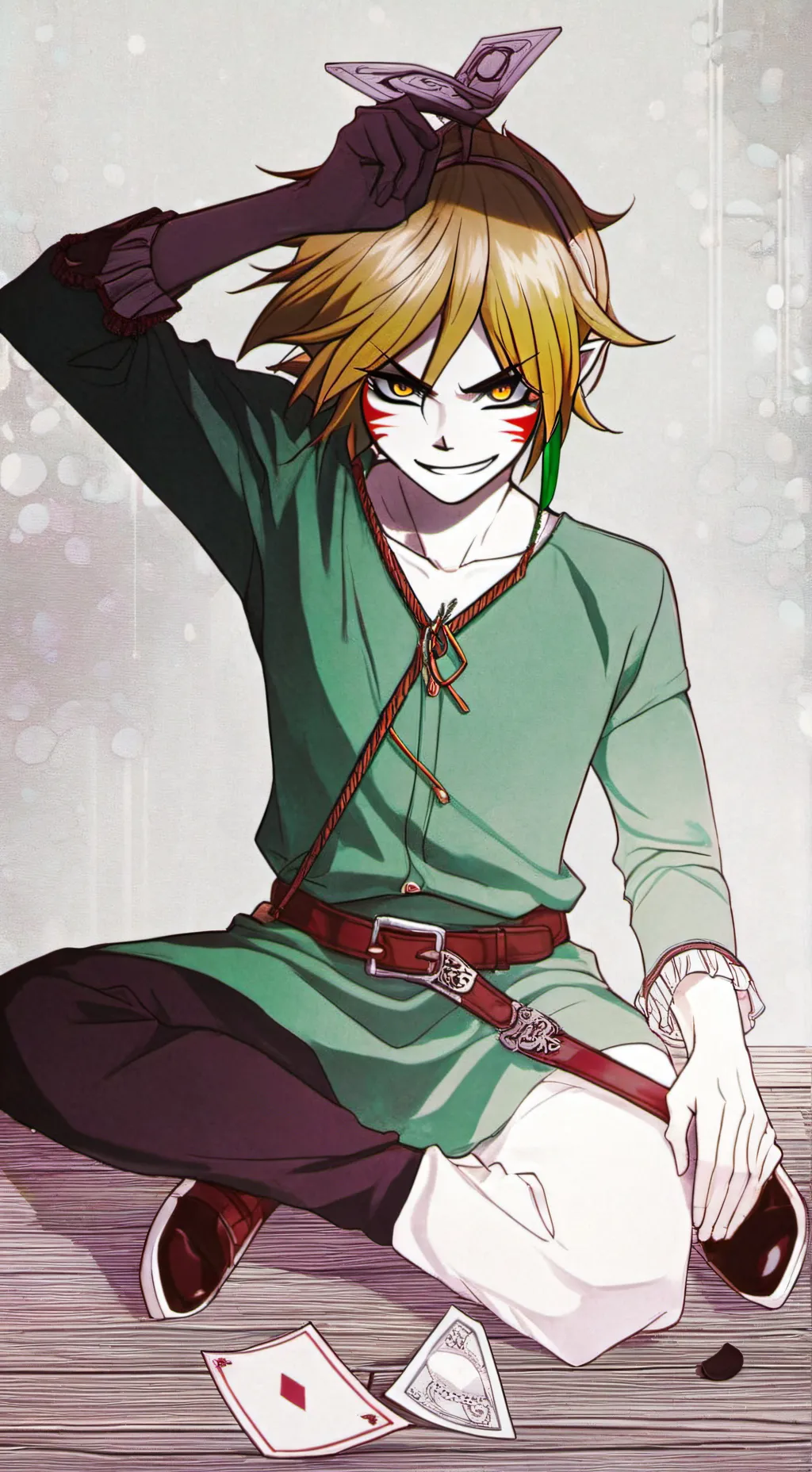 ai character: Ben Drowned  background