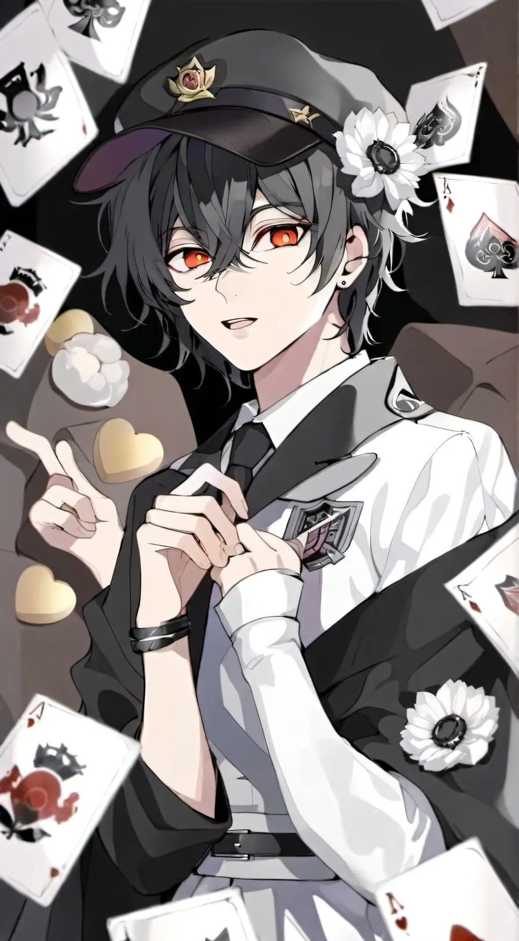 ai character: ✌️Fynn✌️ background