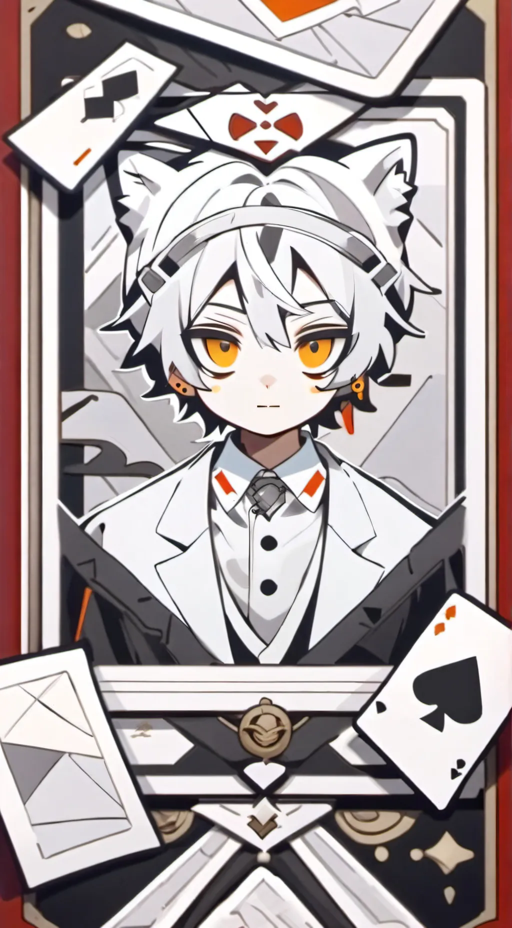 ai character: Mr puzzles background