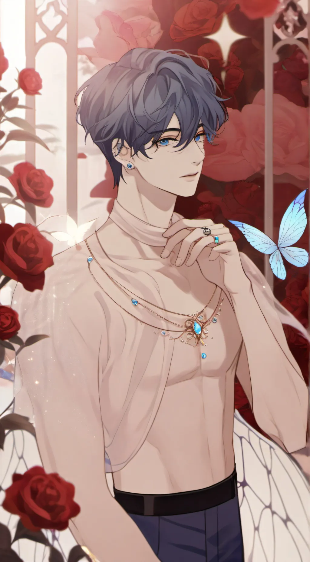 ai character: 🦋Monarch🦋 background