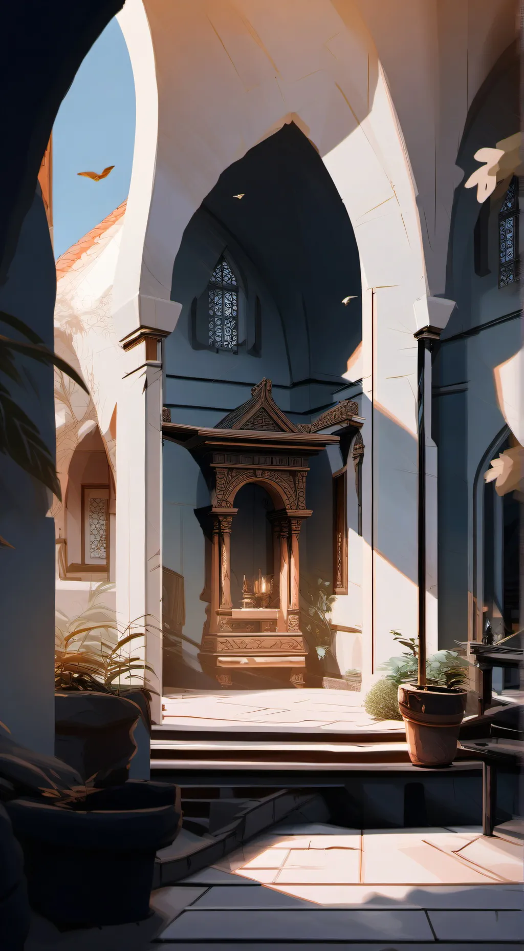 ai character: hogwarts background