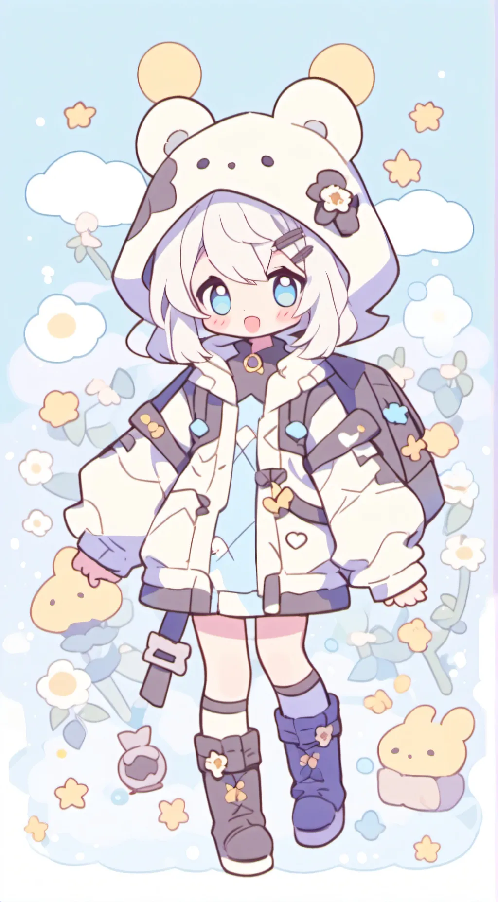 ai character: Tpot your a cat .3 background