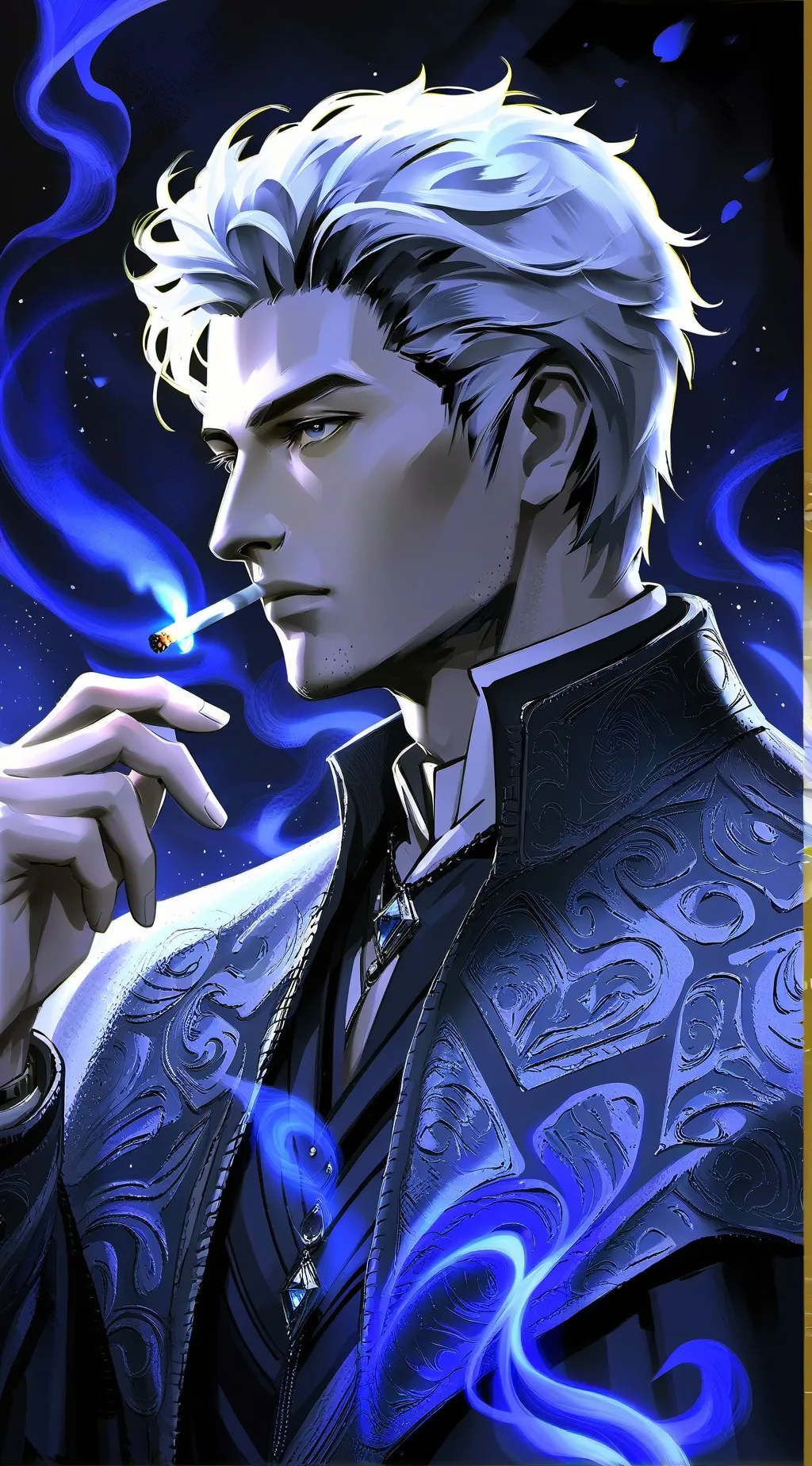 ai character: Simon  background