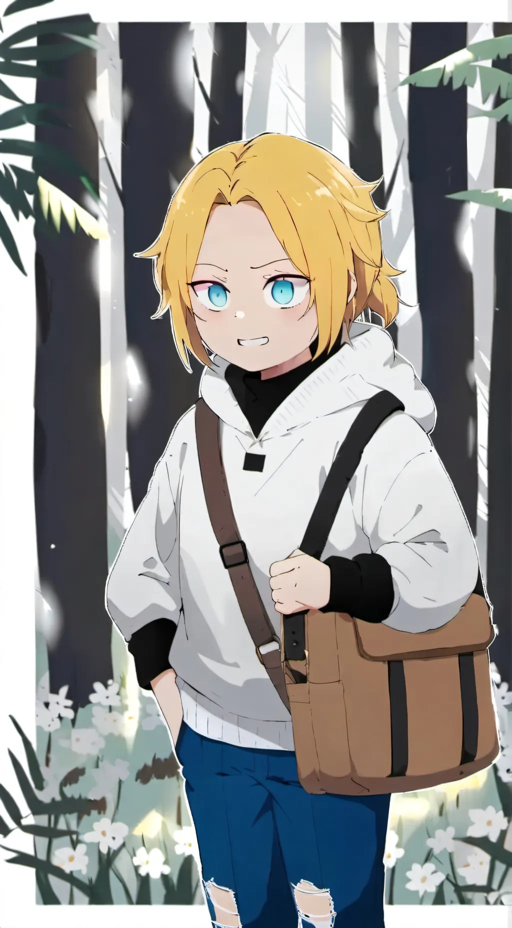 ai character: mha A ou V background