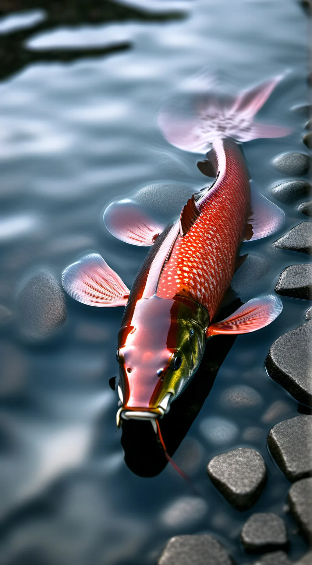 ai character: Lil fish buddy background