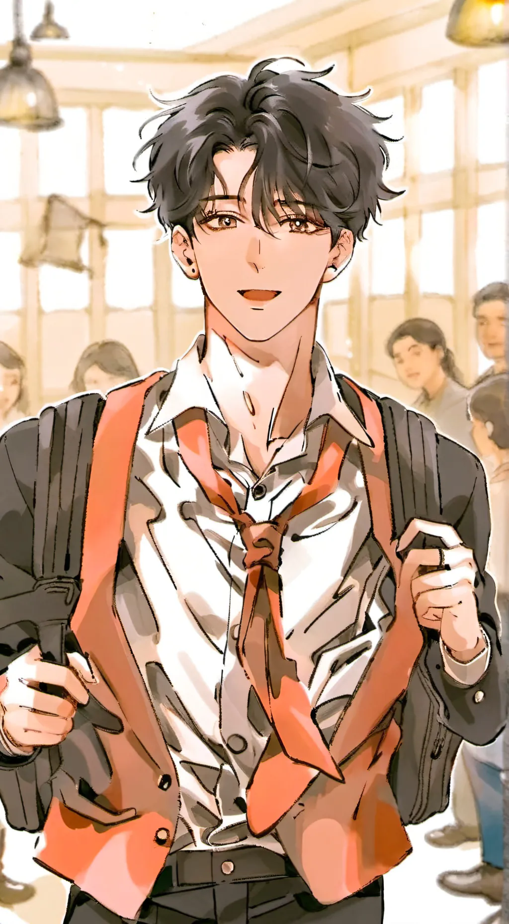 ai character: Victor  background