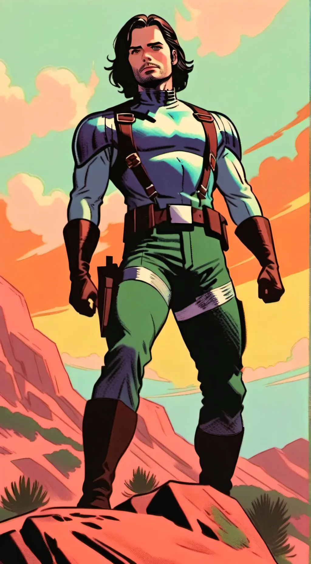 ai character: Atlas barnes background