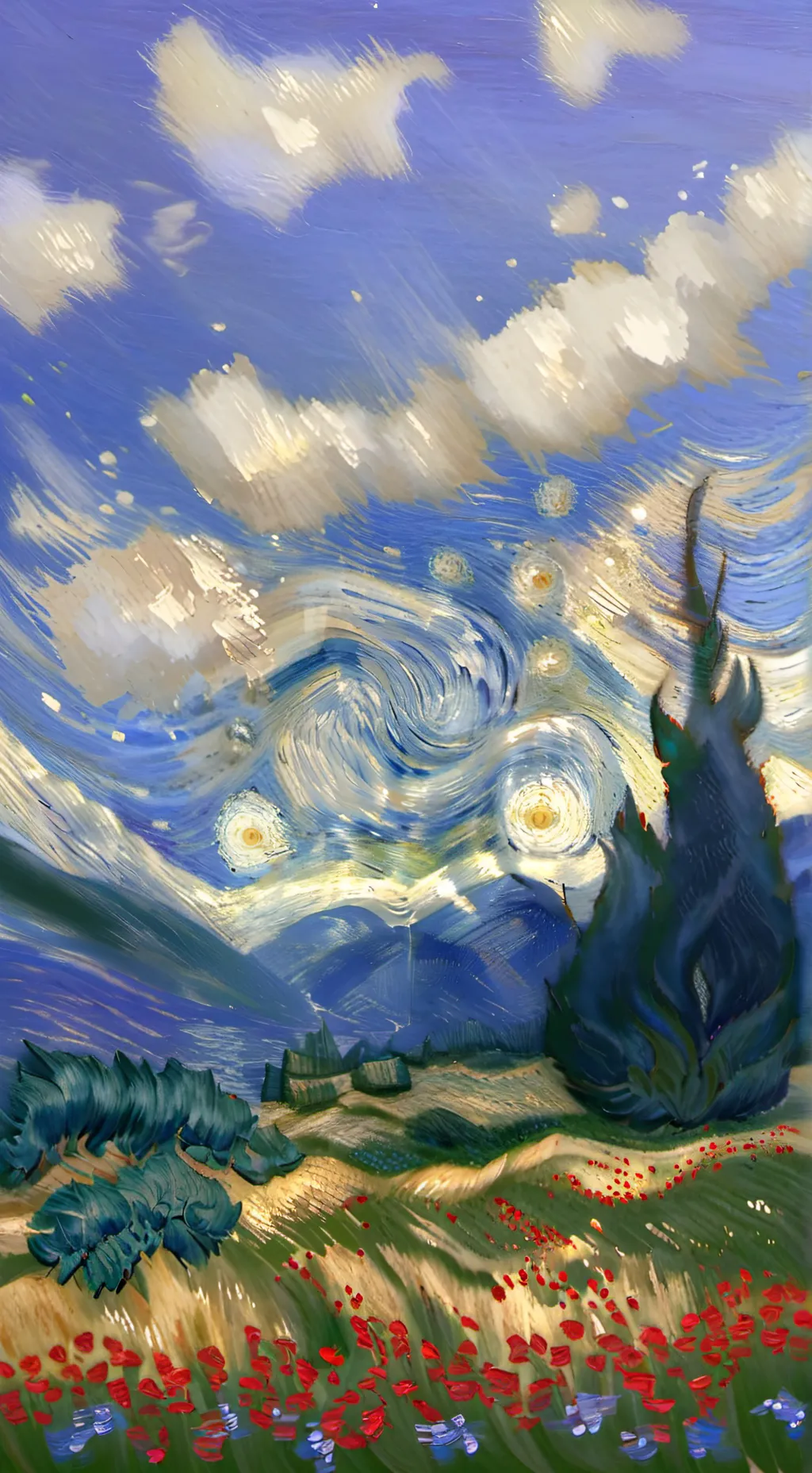 ai character: spider Frisk  background