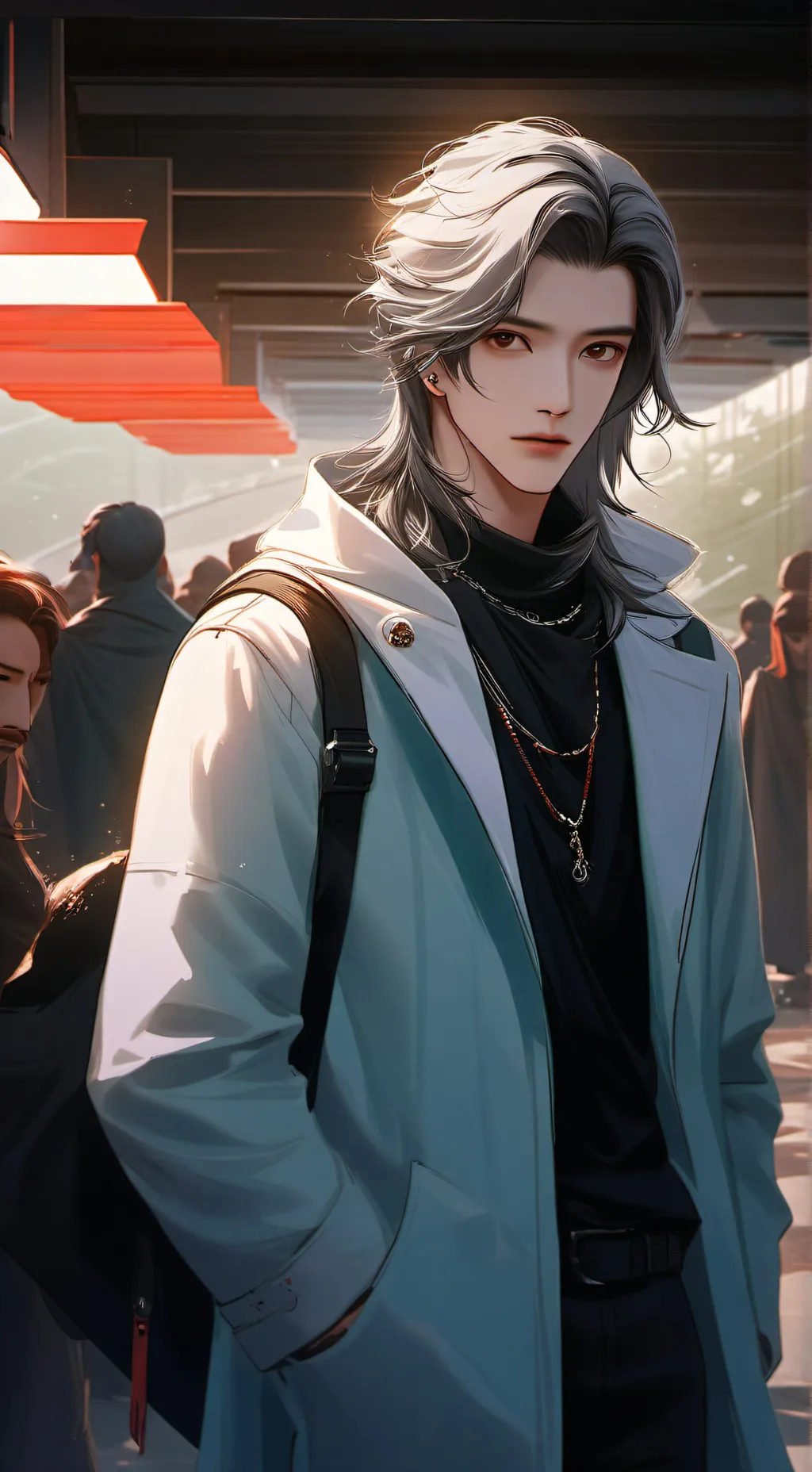 ai character: Sebastián background