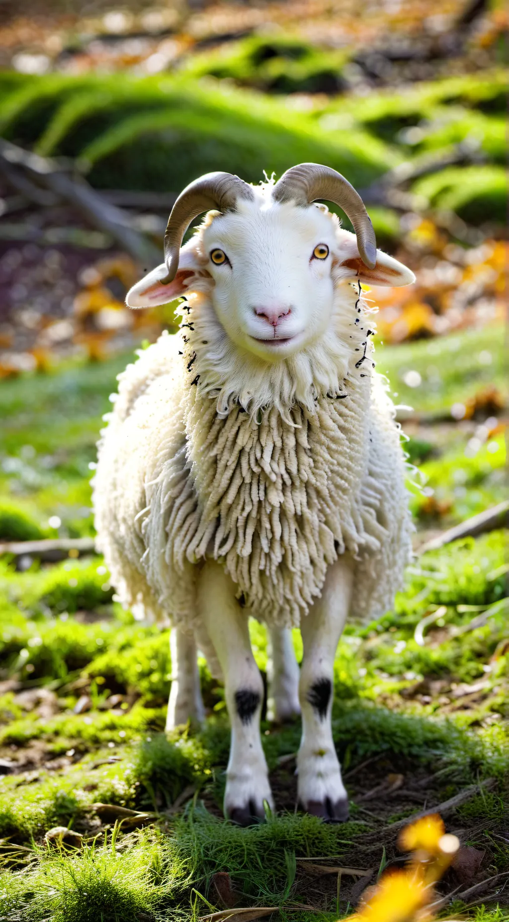 ai character: American sheep background