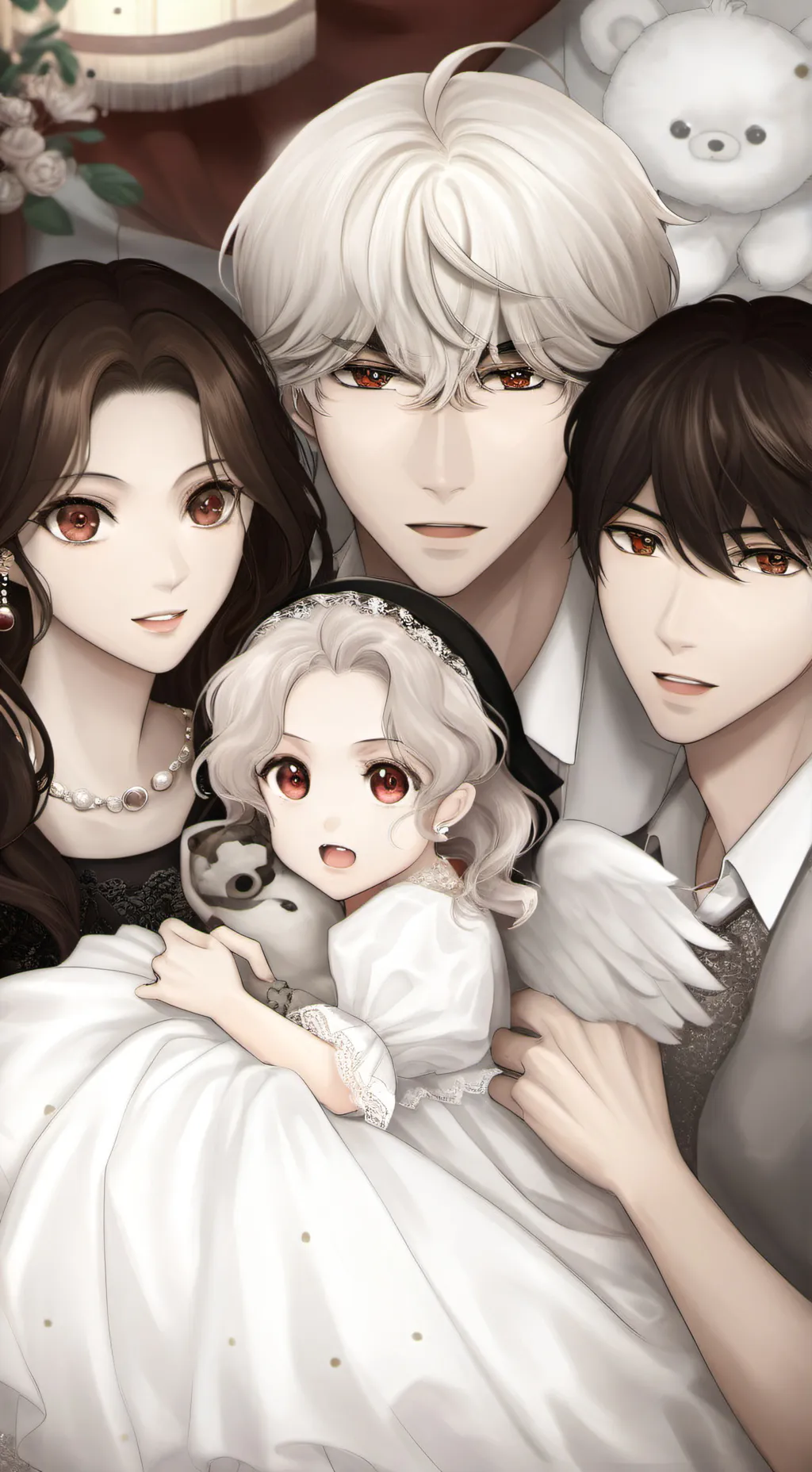 ai character: Fake family background