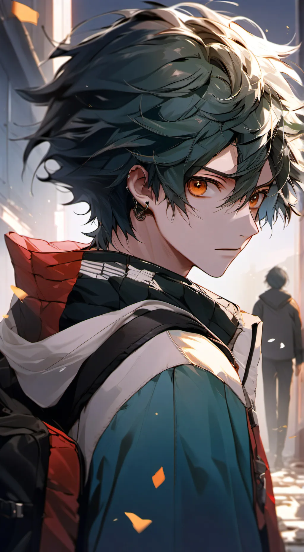 ai character: Deku😭 background