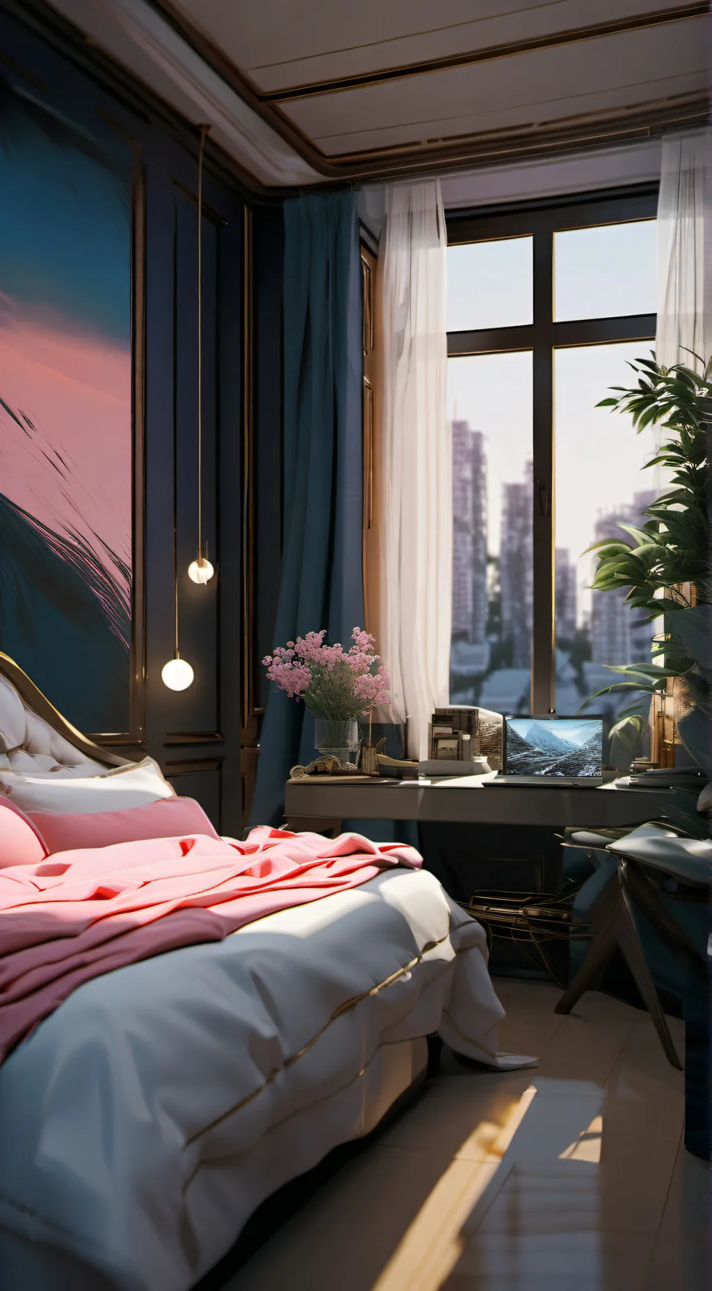 ai character: Girls night. Dw Au background