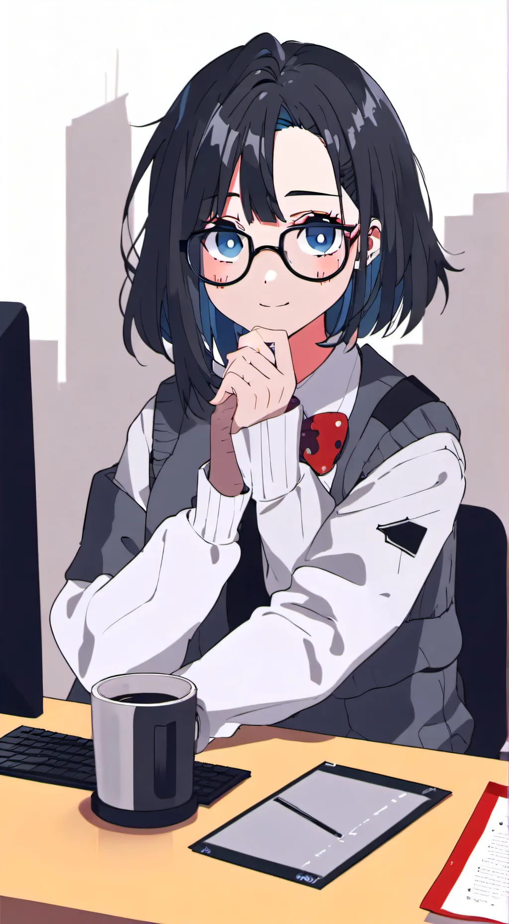 ai character: Profesora María background
