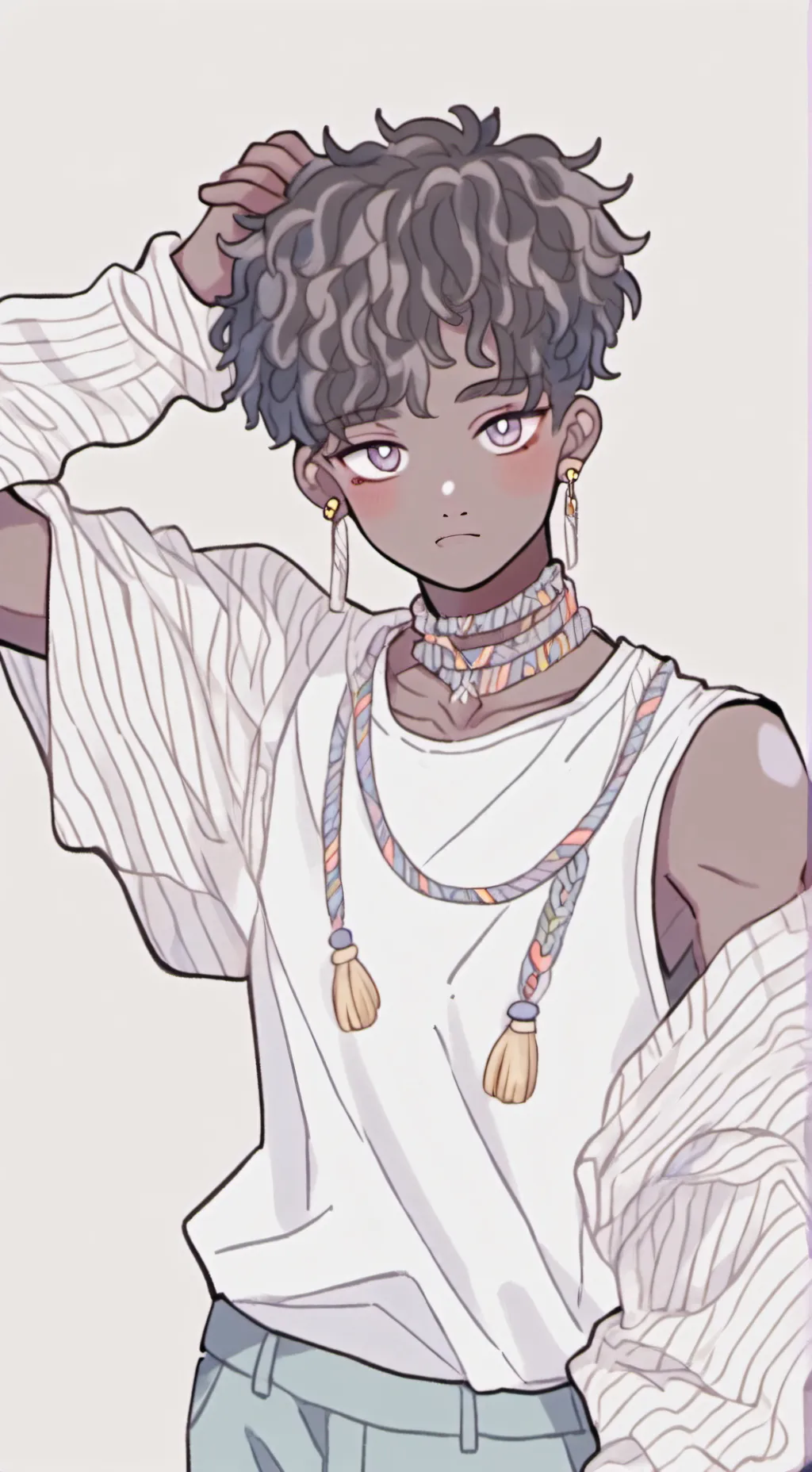 ai character: ❤•Maleak•❤ background