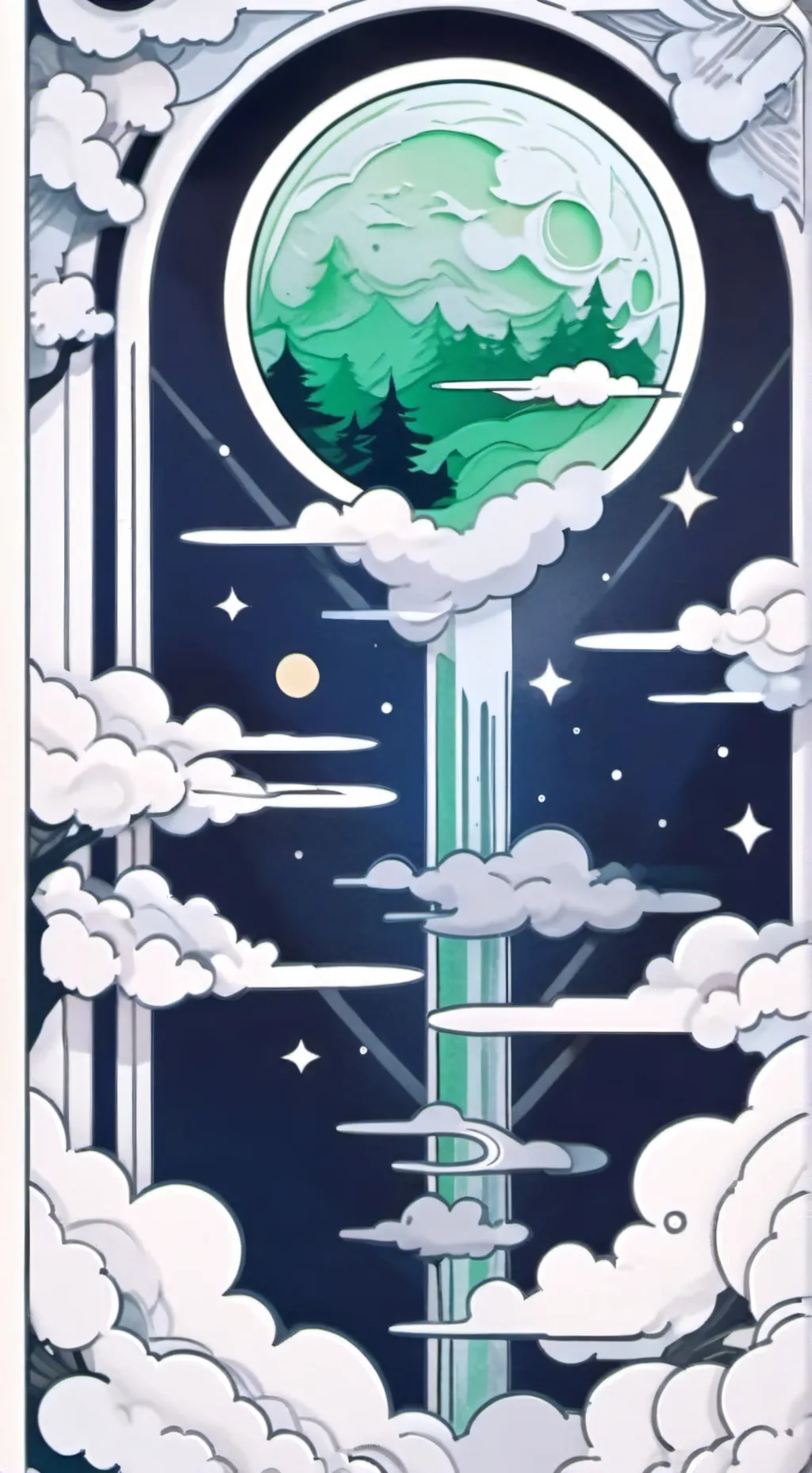 ai character: Sick astro + Bobet background
