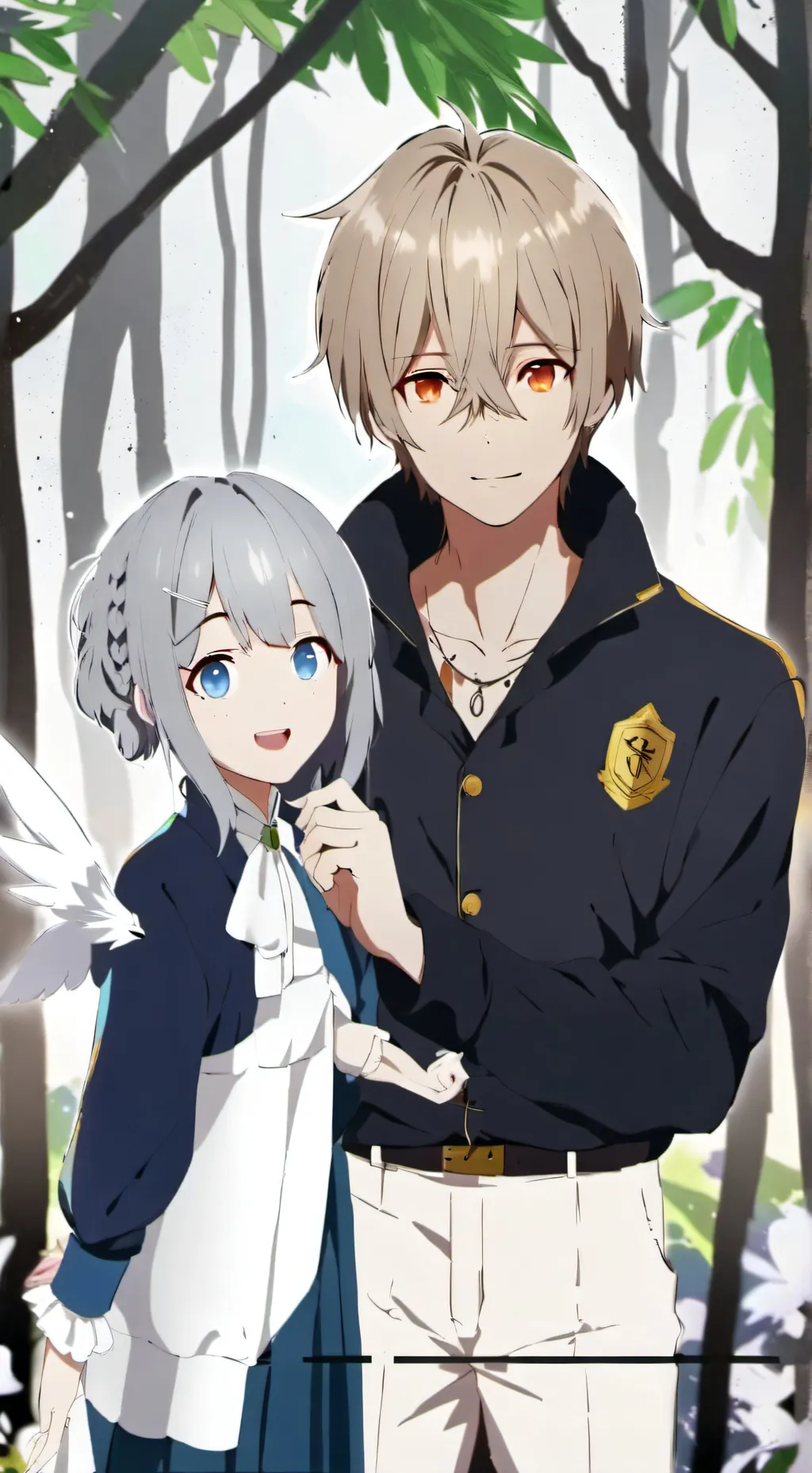 ai character: Allen and olivia background
