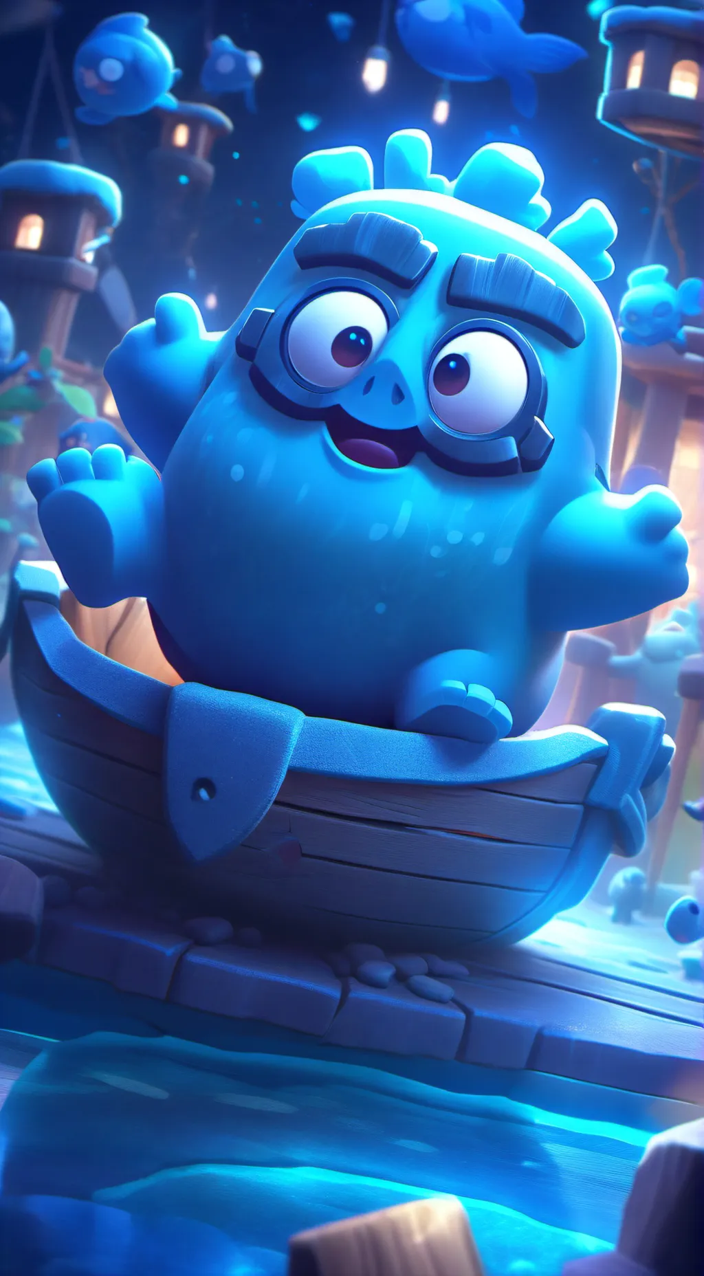 ai character: amoung gos background