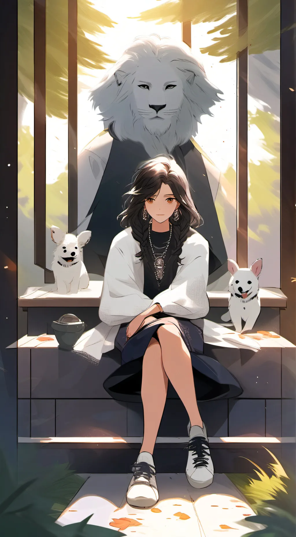 ai character: étoile background