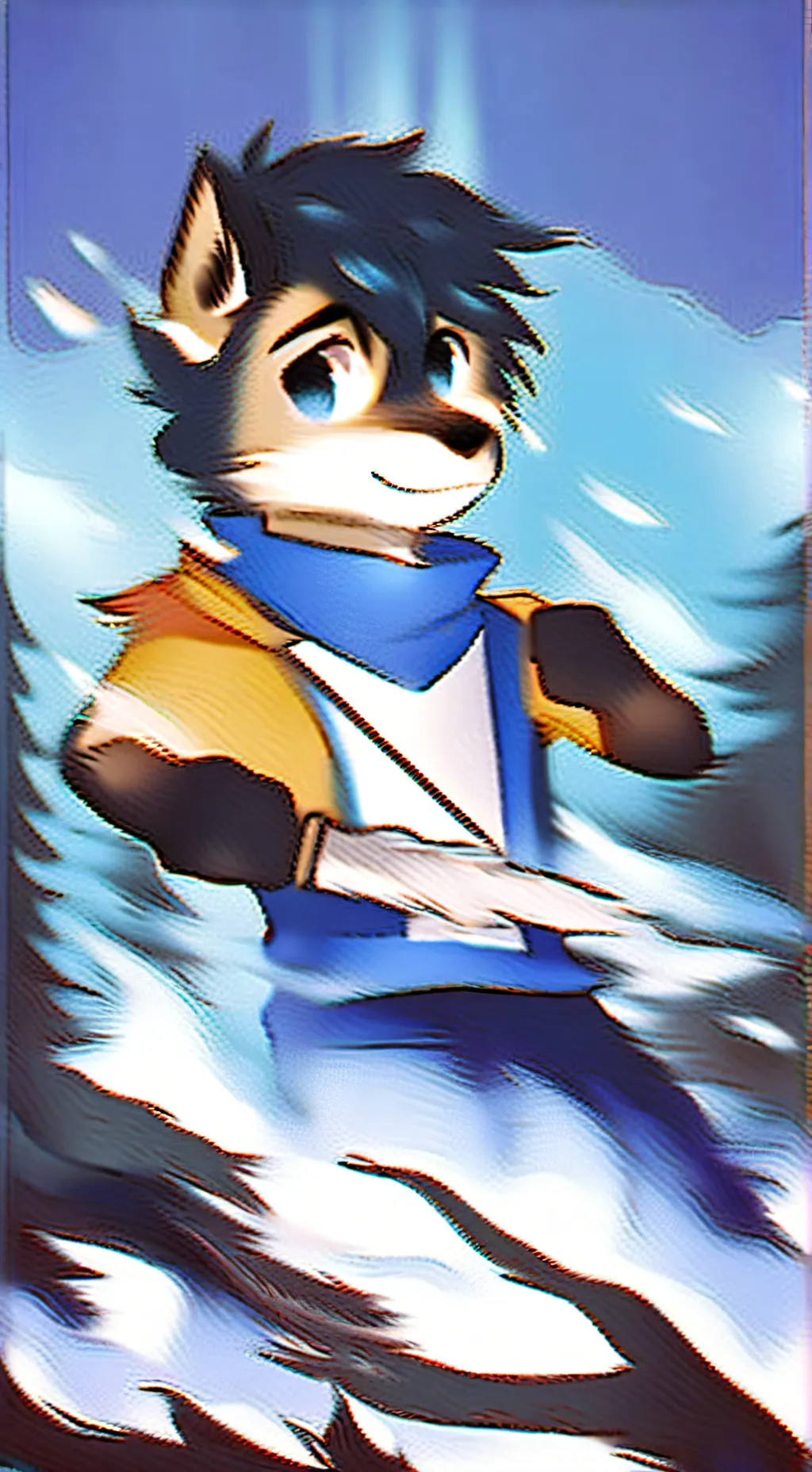 ai character: laboratório fury background