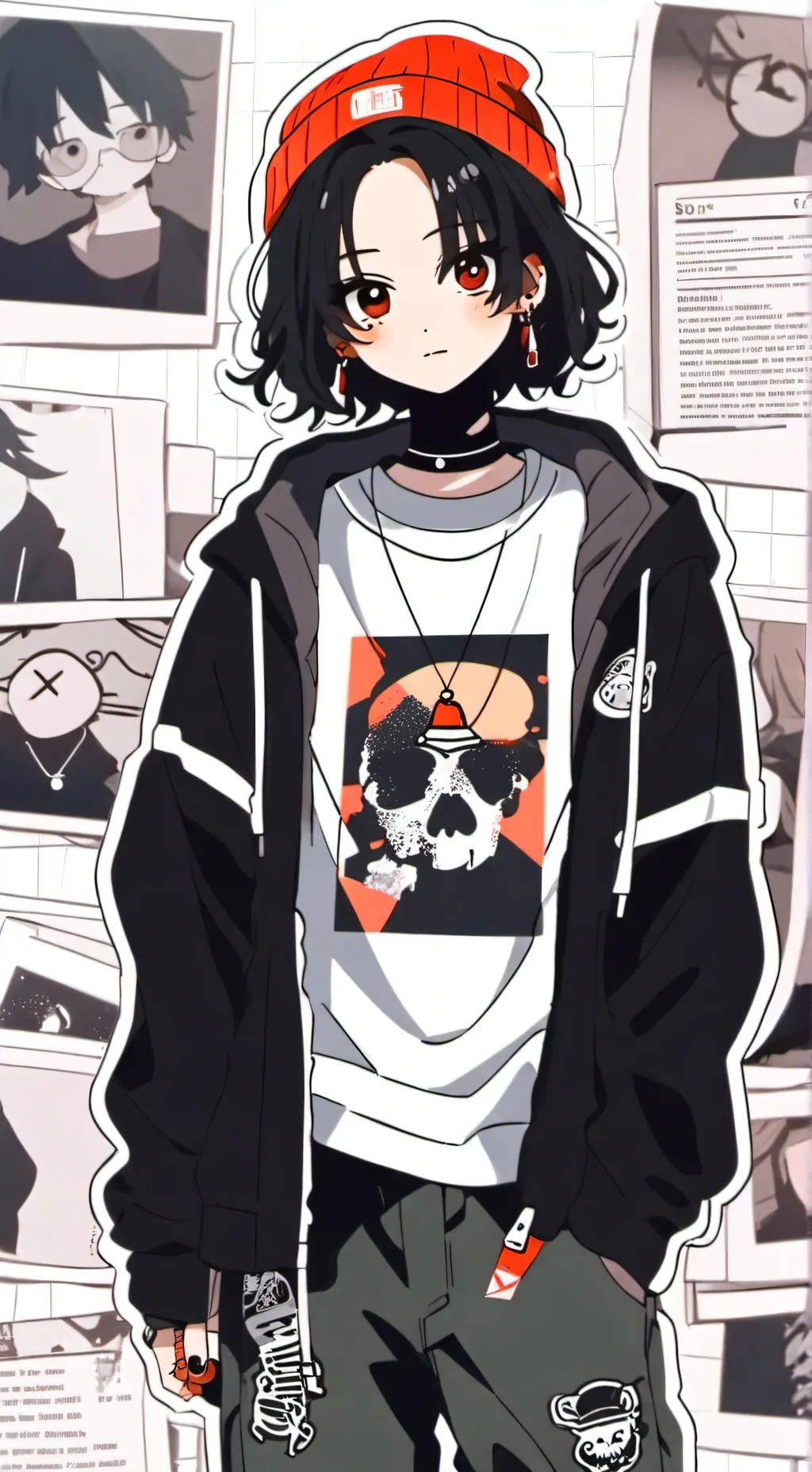 Talkie AI - Chat with ⚫️Emo girl⚫️
