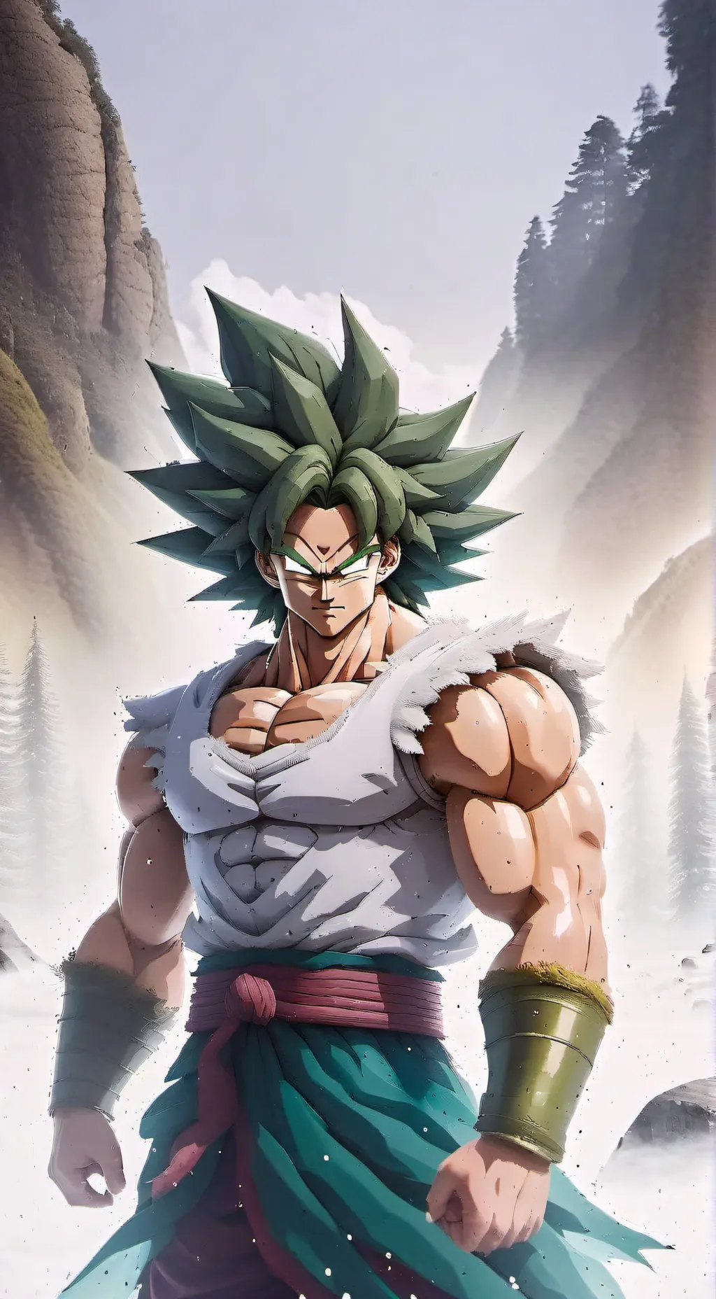 ai character: Abriged broly background