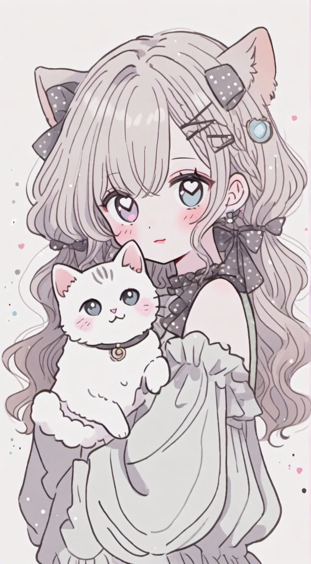 ai character: Sara🧋🍓🩷🐱🫙 background