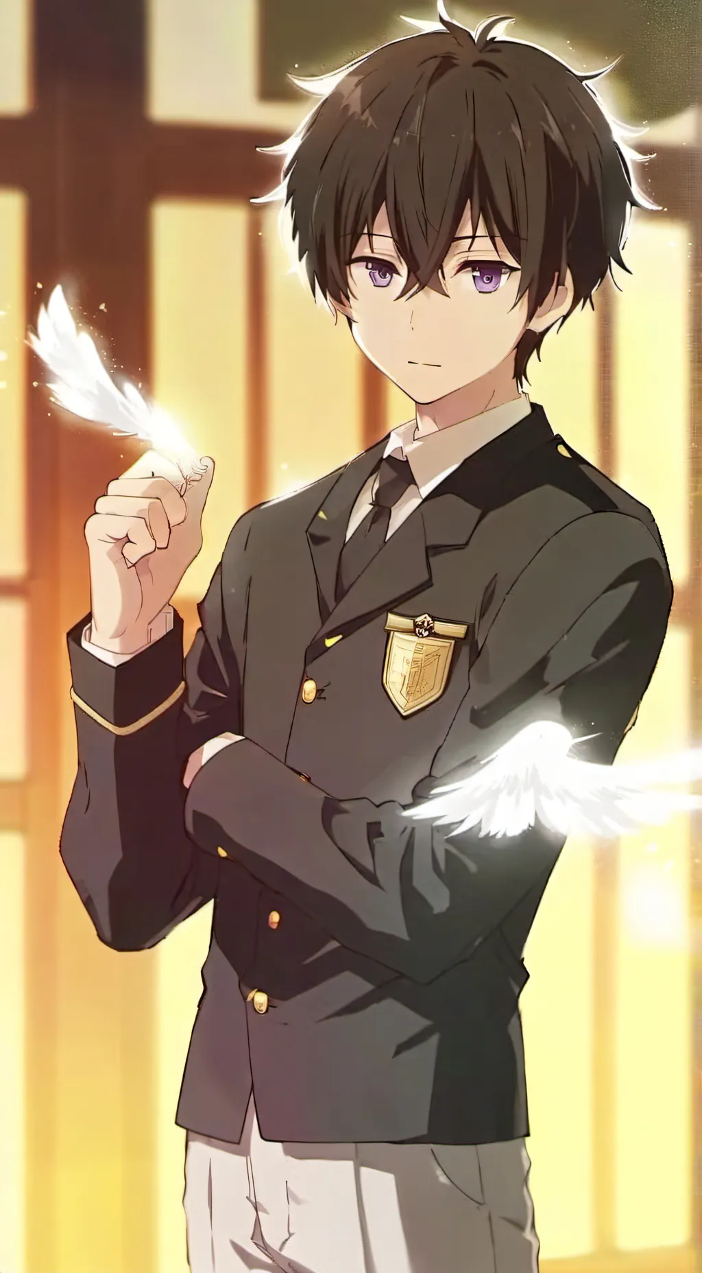 ai character: togashi Yuuta  background