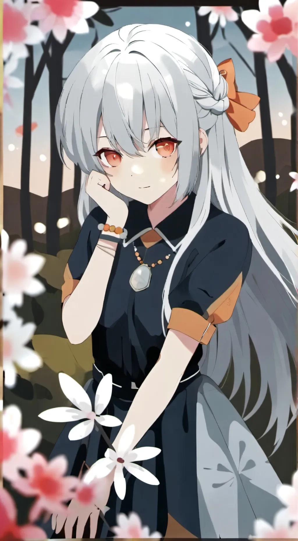 ai character: run run love potio background