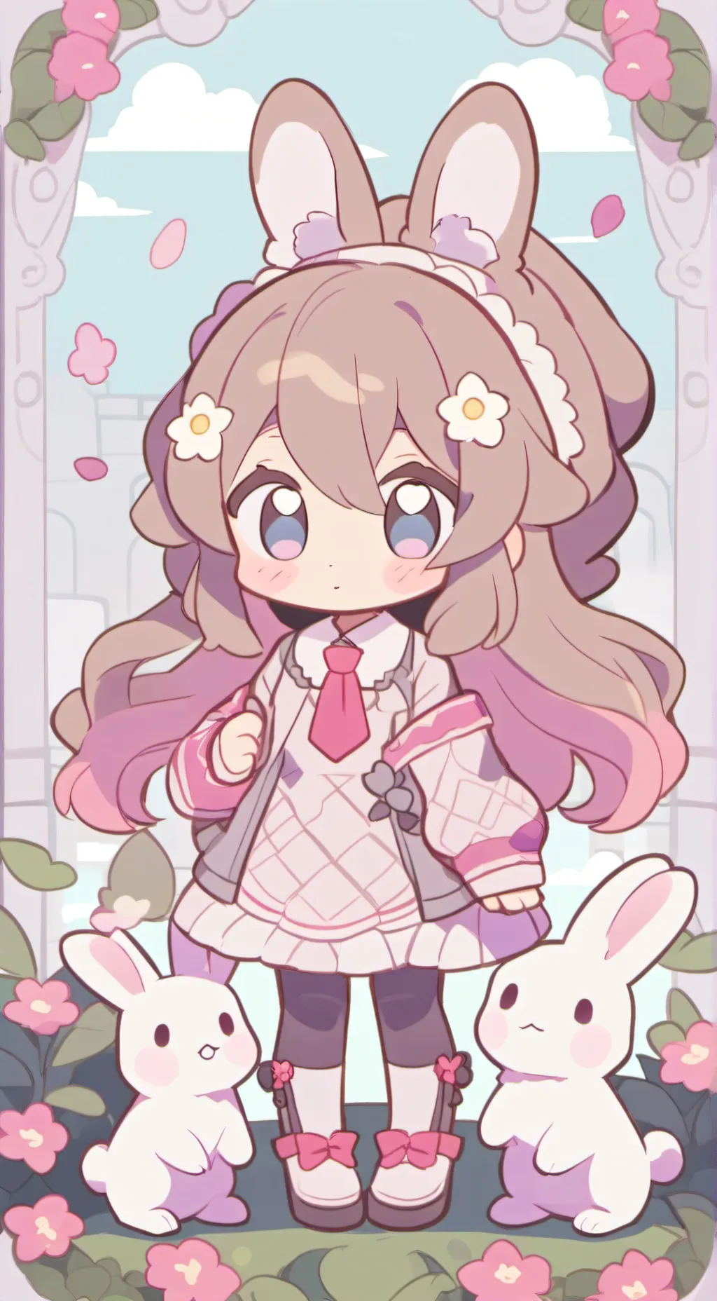 ai character: Jane the bunny background