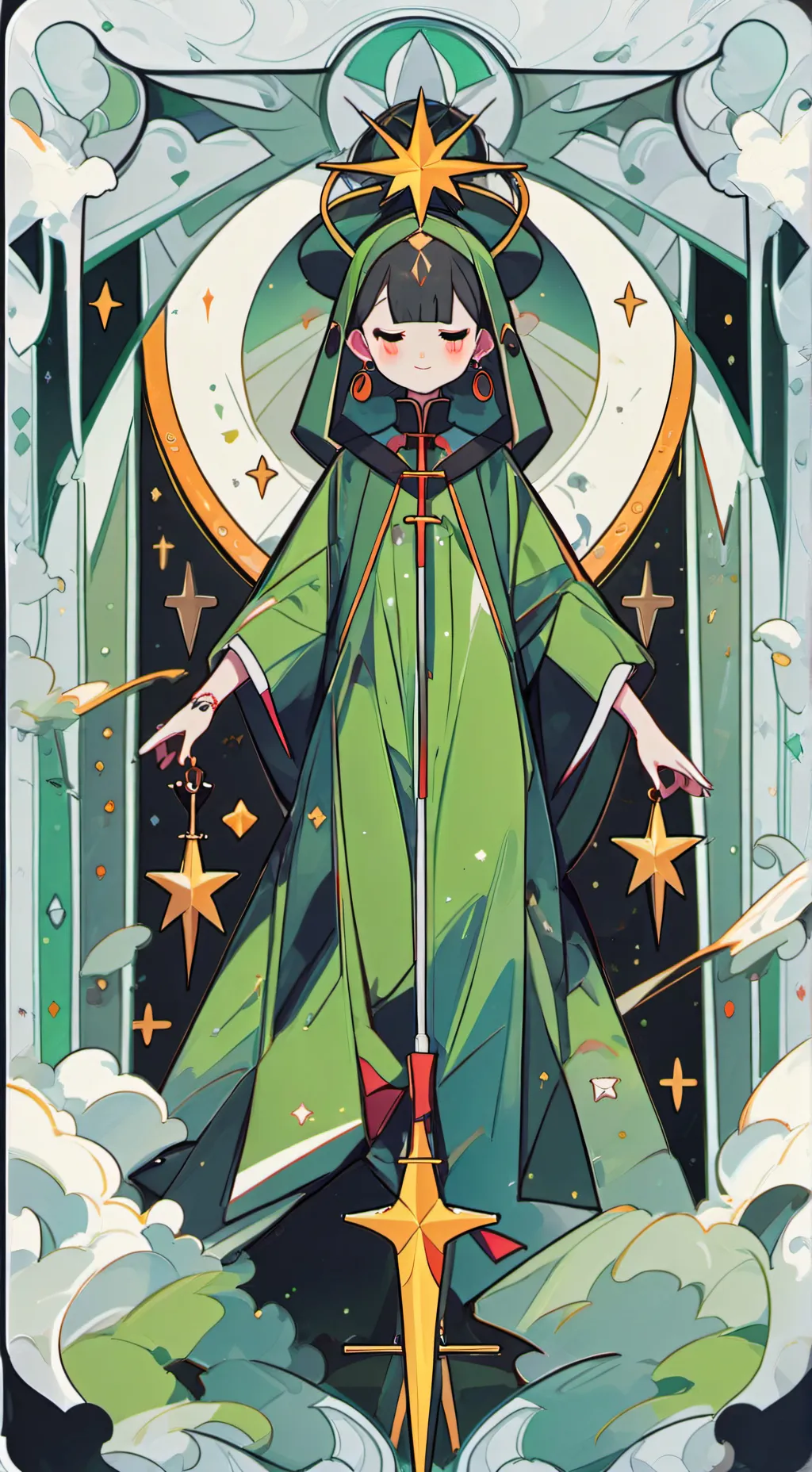 ai character: eri  background