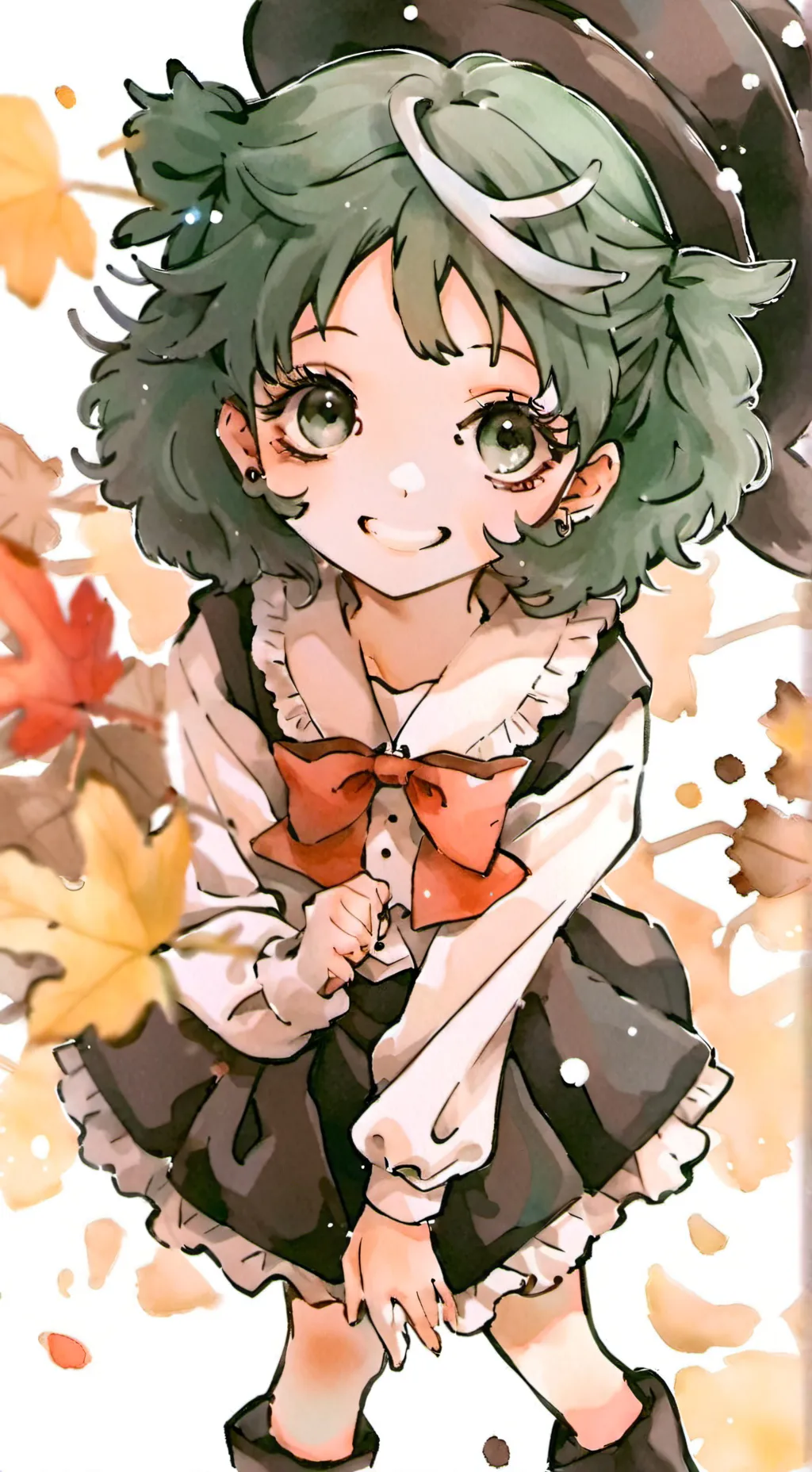 ai character: Izzy Midoriya background