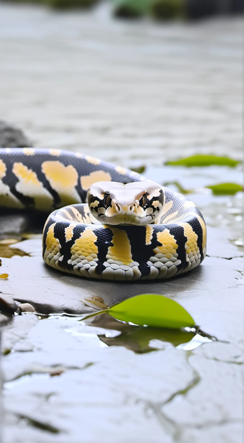 ai character: ball python  background