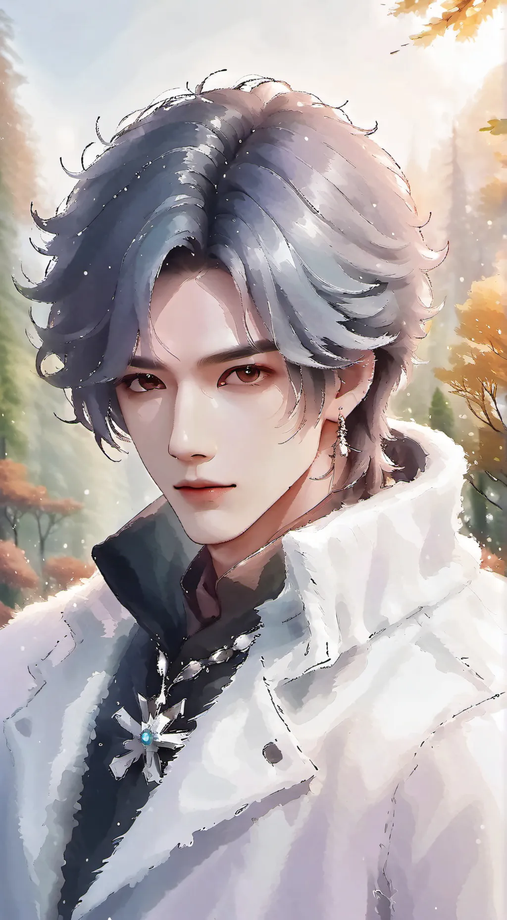 ai character: aqua background